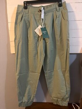 HALARA Mid Rise Casual Jogger Pants Sage Green